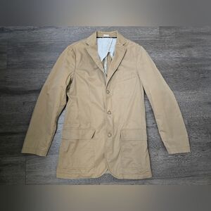 J. Crew Broken In Jacket Long Blazer Tan Womens Size Small